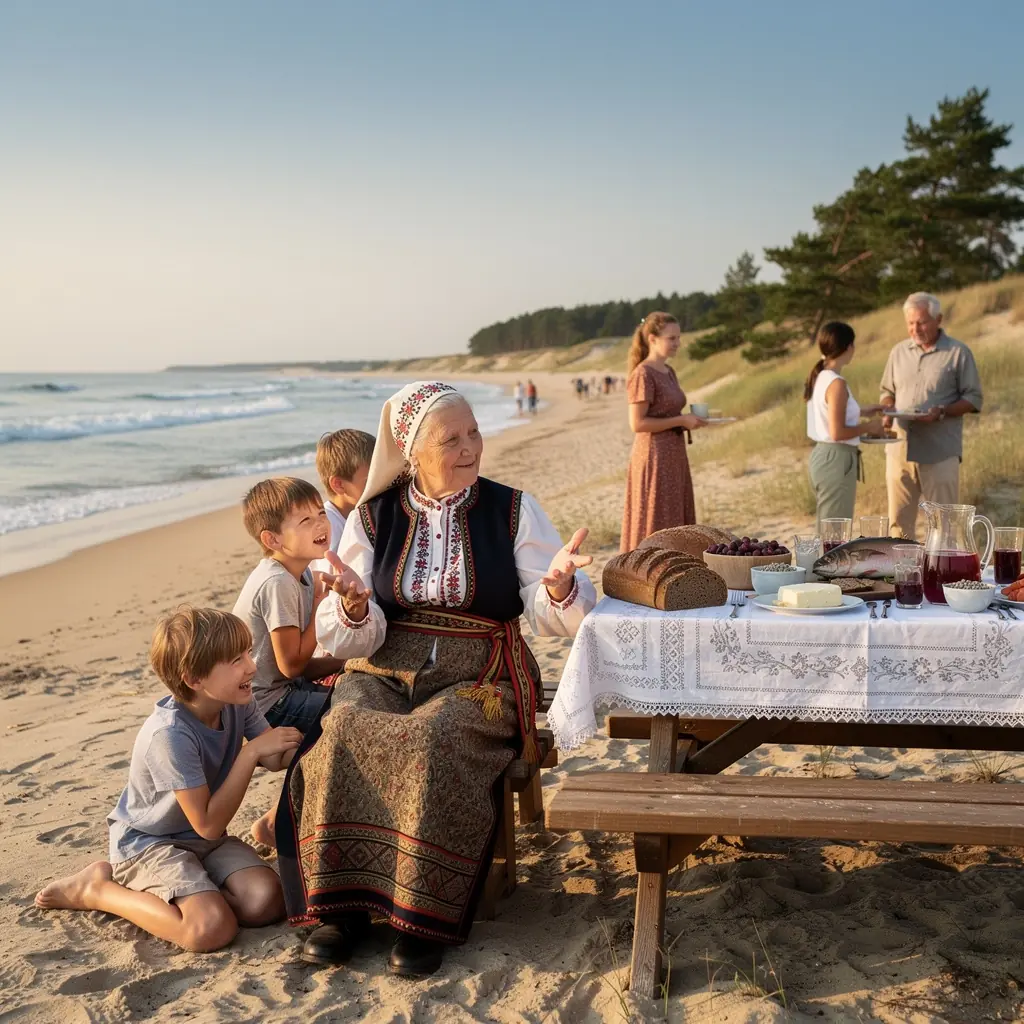 Sieviete lasa grāmatu bērniem, veicinot viņu iztēli un radošumu.